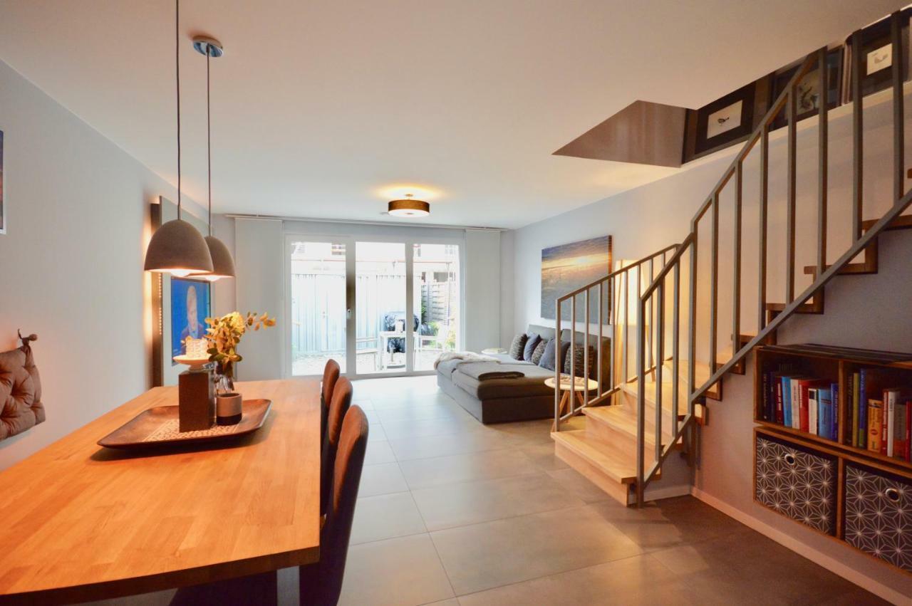 Ferienwohnung Urbaner Lifestyle im klimaneutralen Effizienzhaus Hamburg Exterior foto